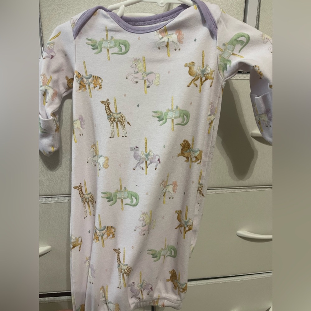 Newborn carousel gown
